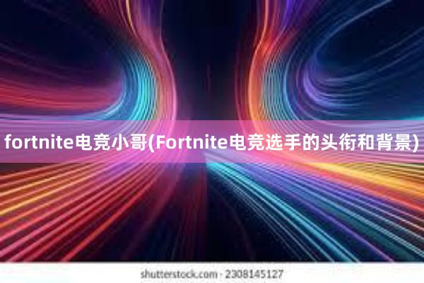 fortnite电竞小哥(Fortnite电竞选手的头衔和背景)